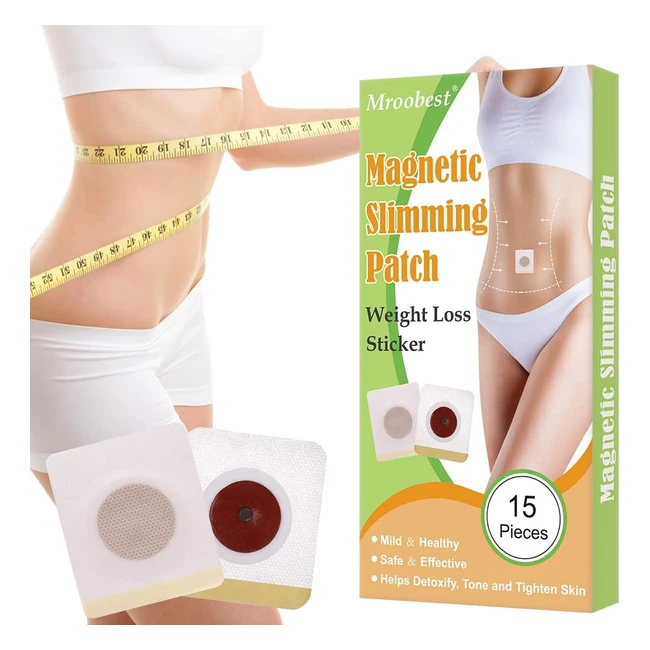 Parches Adelgazantes Slimming Patches - Ayudan a Quemar Grasa y Celulitis - 15 Piezas