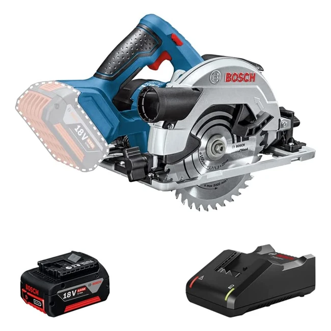 Bosch Professional GKS 18V57 G Cordless Hand Circular Saw - Powerful Motor & Increased User Protection