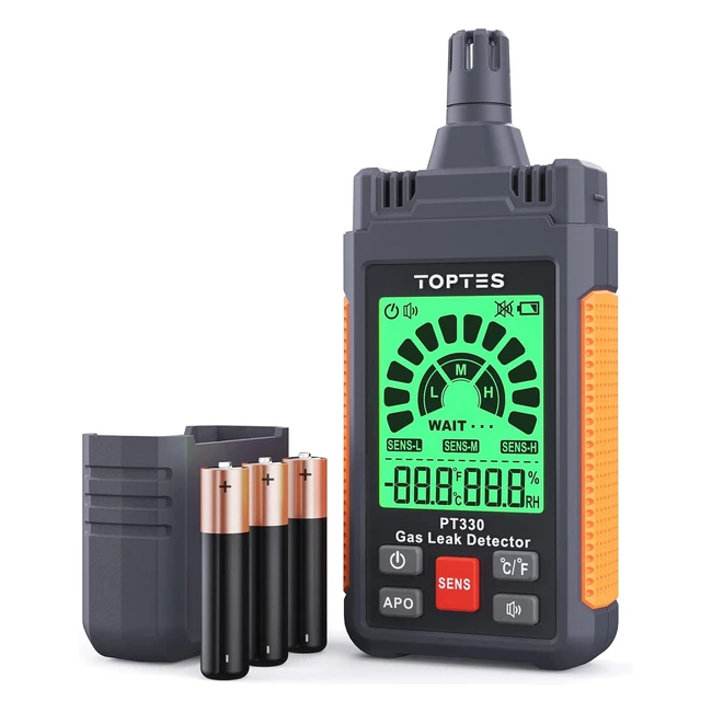Toptes PT330 Gas Leak Detector - Locate Combustible Gas Leaks like Methane Prop