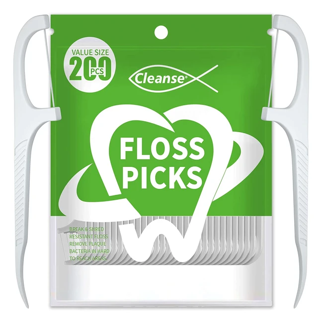 200 Archetti Filo Interdentale Forcella Triplo Pulito Facile - Ideale per Emerge