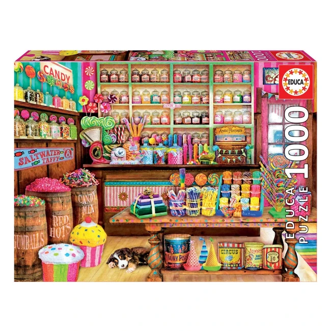 Puzzle Educa Tienda de Dulces 1000 Piezas Multicolor - Ref. 17104