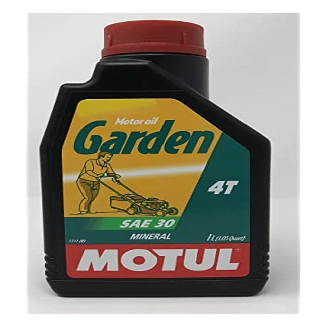 Huile moteur Motul 4T SAE 30 - 1L pour jardin - Réf. 102787 - Résiste à l'usure et à la corrosion