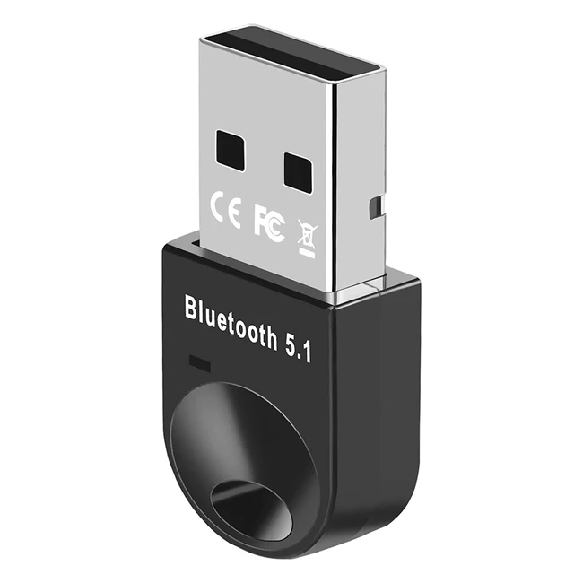 Adaptateur USB Bluetooth 5.1 Zoerbufan - Pour Windows 11108187 - Casque, Souris, Manette, Clavier, Imprimantes - Noir