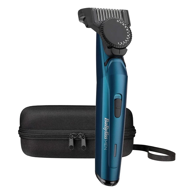 Babyliss Men Japanese Steel Trimmer - 23 Cutting Lengths, Skin-Friendly Comb Guide