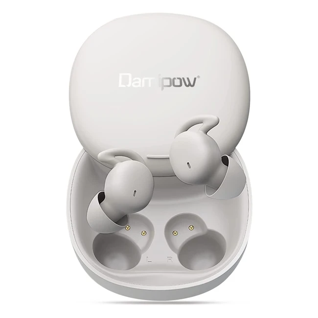 Damipow L29 Sleep Earbuds - Ultra Soft Wireless Headphones with Mic for Clear Calls and Better Sleep