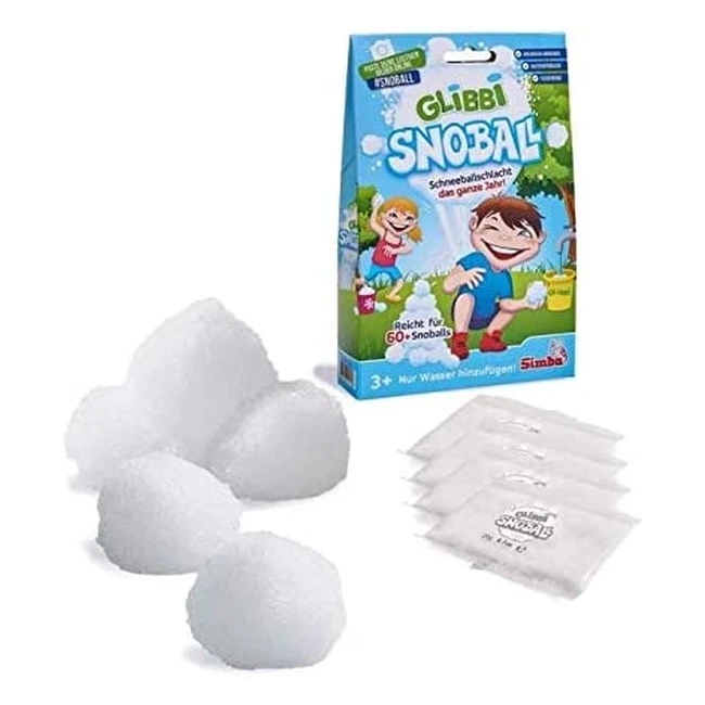 Glibbi Snoball - Boules de neige pour toutes les saisons - Simba 105953183002