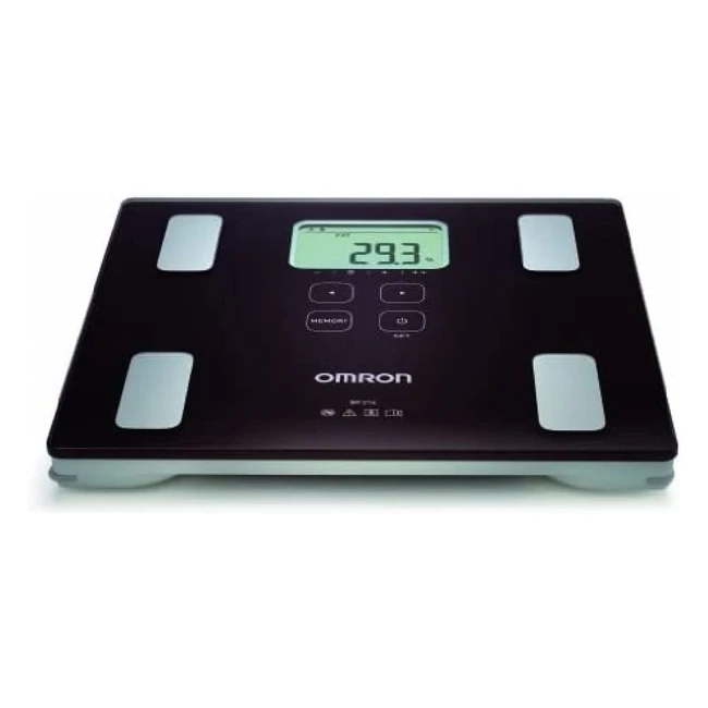 Bilancia Omron BF 214 per analisi corporea - Misurazione peso grasso corporeo e