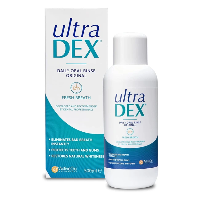 Ultradex Daily Oral Rinse 1000ml - Restores Whiteness Protects Teeth and Gums 