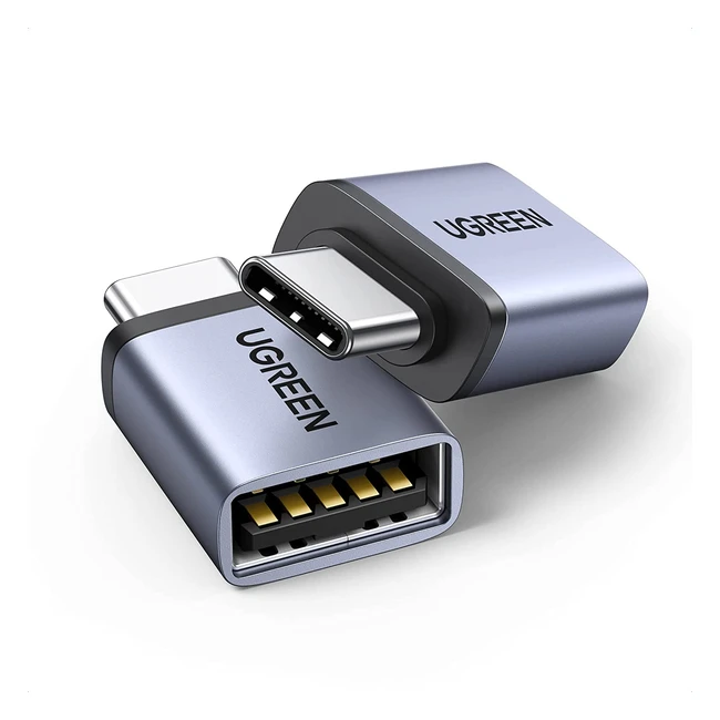 Adaptador USB C a USB 3.0 OTG 5Gbps - 2 piezas - Compatible con Macbook Pro, iPad Pro, Galaxy S23 S22 Ultra S21, Redmi Note 11 10 Pro Poco M4