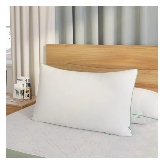 Novilla No10 Hotel Quality Pillows - 2 Pack Down Alternative Standard Bed Pillow