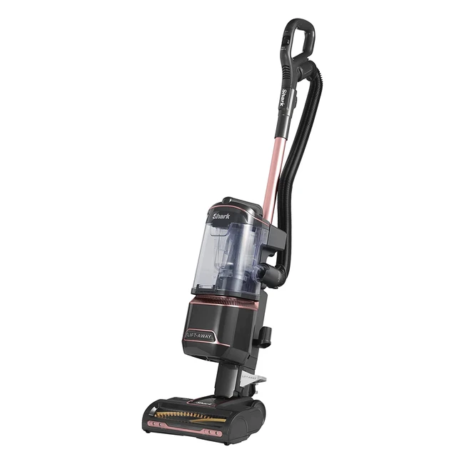 Shark NZ690UKT Pet Upright Vacuum Cleaner - Anti Hair Wrap, Powered Liftaway, Antiallergen, Rose Gold
