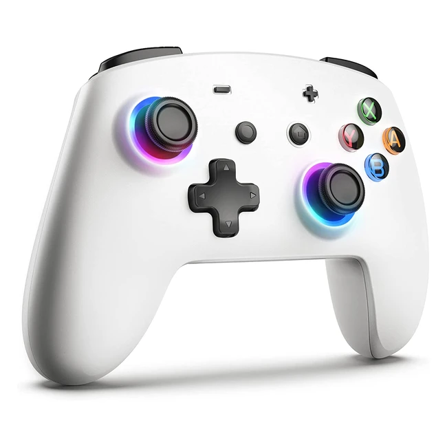 Mando inalámbrico ECHTPower para Nintendo Switch - LED RGB, botones programables, función de despertar, vibración ajustable y turbo