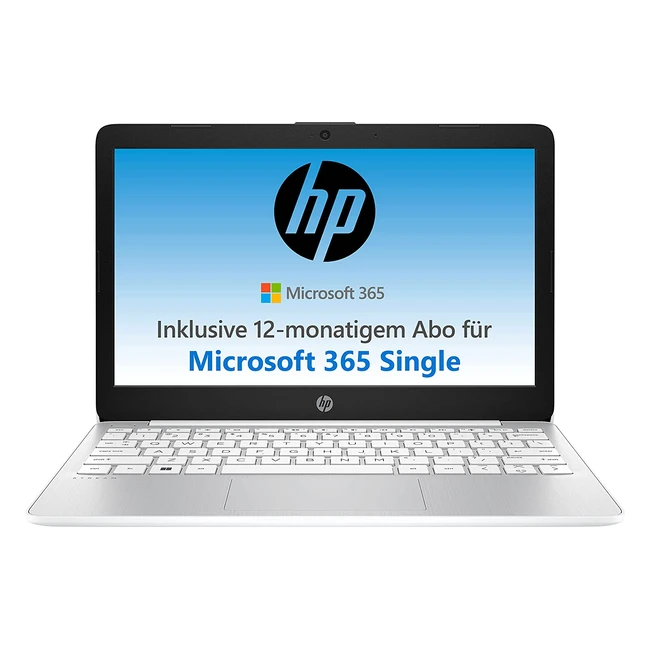 HP Stream Laptop 116 HD Display Intel Celeron N4120 4GB DDR4 RAM 64GB eMMC Windo