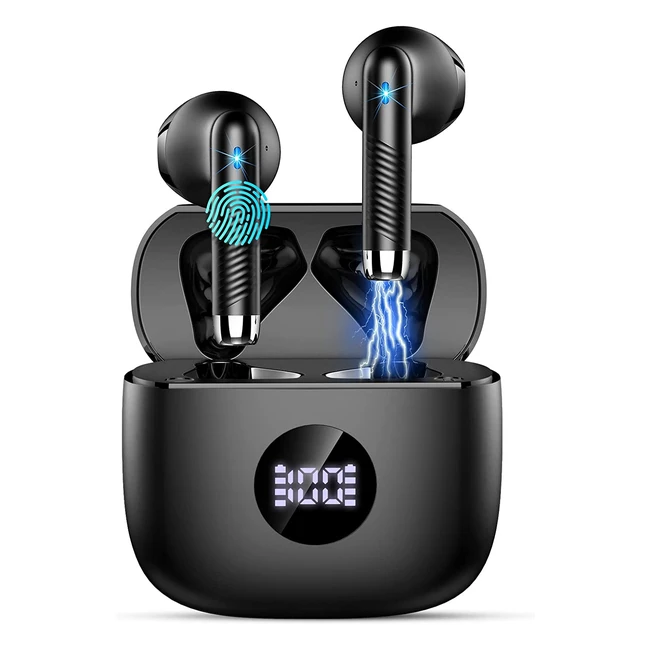 Auriculares Bluetooth Inalmbricos HIFI Estreo con HD Mic IP7 Impermeable C