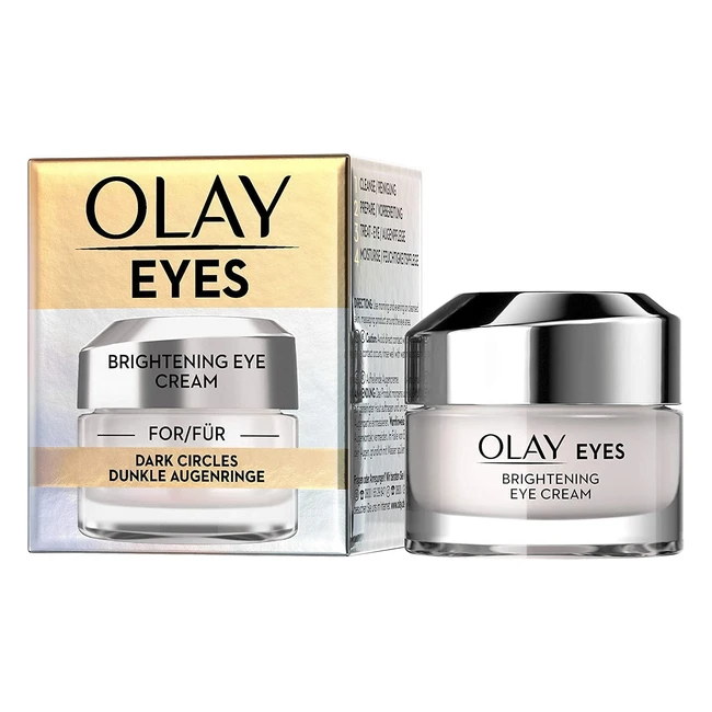 Olay Brightening Eye Cream - Visibly Reduces Dark Circles  Fine Lines - Suitabl