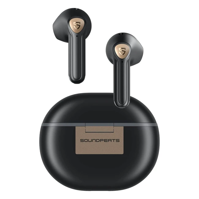 Soundpeats Air3 Deluxe HS Wireless Earbuds - Hi-Res Audio, LDAC, In-Ear Detection, EQ, ENC, Clear Call, 20H Playtime