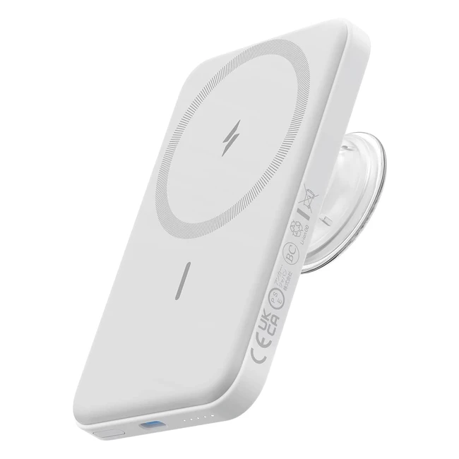 Anker 622 Magnetic Power Bank Maggo mit PopSocket 5000 mAh, USB-C, für iPhone 141312