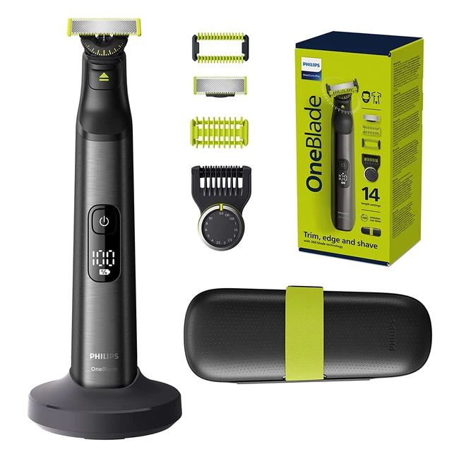 Barbero eléctrico Philips OneBlade Pro 360 para cara y cuerpo, modelo QP665130
