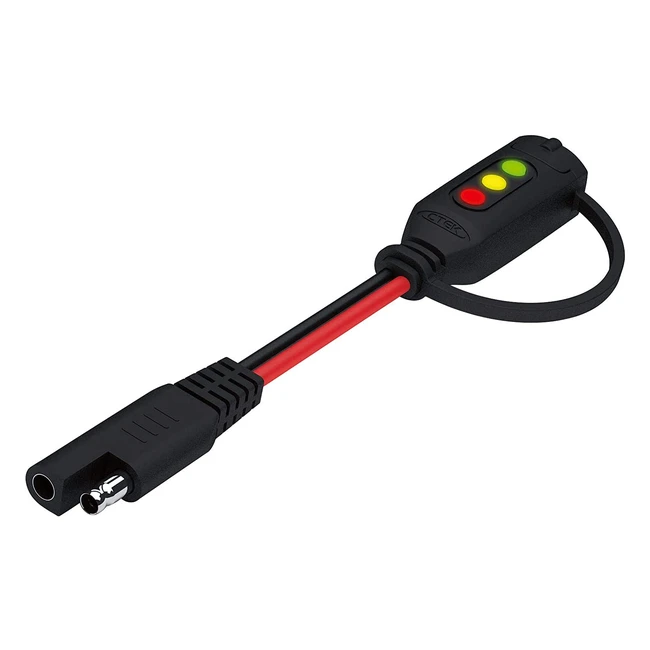 Indicateur de charge de batterie CTEK 56564 Comfort Pigtail Noir - Vérifiez l'état de votre batterie facilement