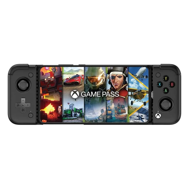 GameSir X2 Pro Mobile Game Controller for Android - Xbox Quality Controller for Xcloud, Stadia, Luna, Diablo Immortal - 1 Month Xbox Game Pass Ultimate - Black