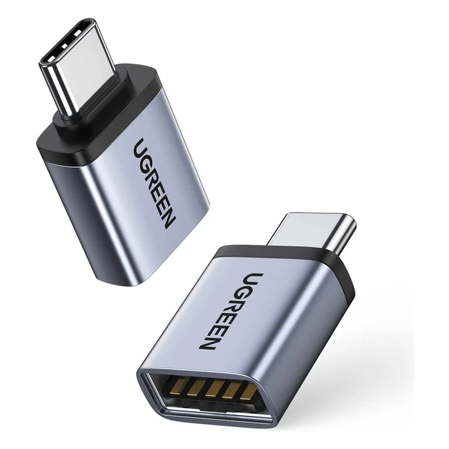 UGREEN USB C auf USB A OTG Adapter 2er-Pack - Kompatibel mit MacBook ProAir 202