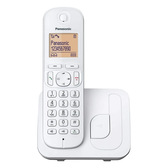 Tlphone sans fil DECT Panasonic KXTGC210SPB blanc - ID dappel blocage de n