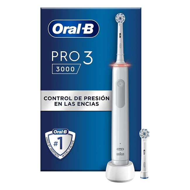 Cepillo de dientes elctrico OralB Pro 3 con sensor de presin y tecnologa B