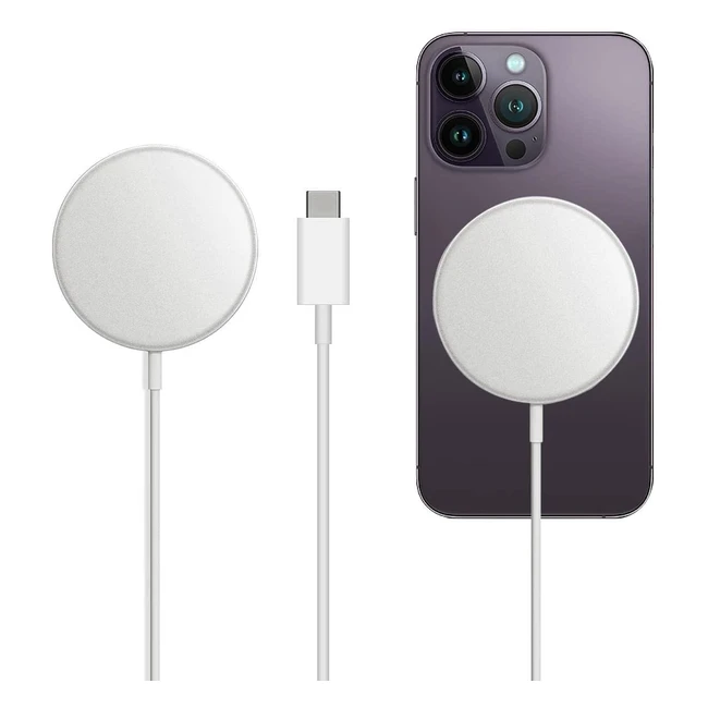 Chargeur MagSafe sans fil certifié MFI 15W pour iPhone 14/13/12 - TXQULA