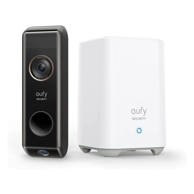 Eufy Security Video Doorbell Dual Camera 2K HD Motion Sensor Local Storage