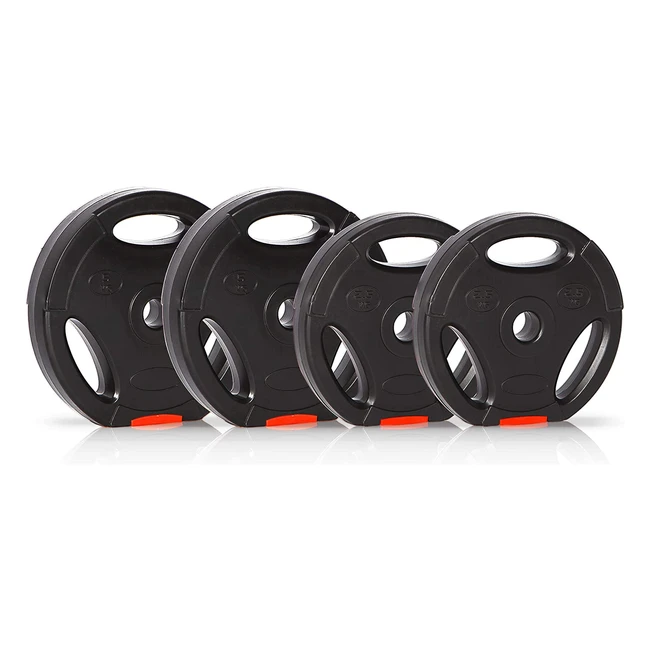 Ultrasport Hantelscheiben Set - 15kg oder 25kg - Effektives Krafttraining für Anfänger bis Profis