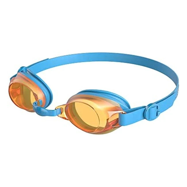 Speedo Kids Jet Goggles  Silicone Frame  Antifog Lens  6 Years