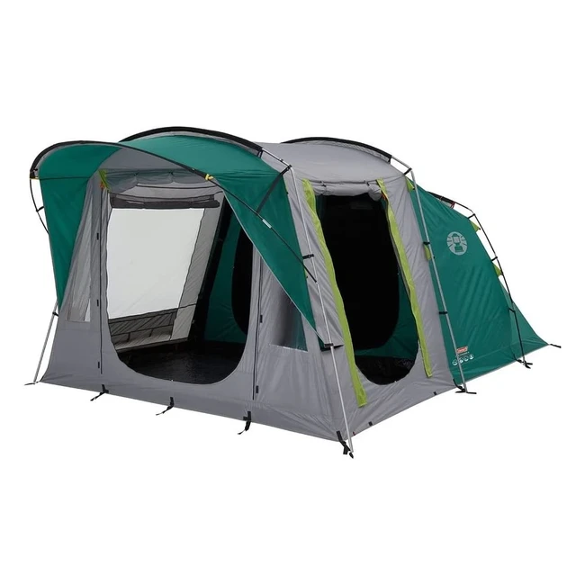 Coleman Oak Canyon 4-Person Tent: Large, Waterproof, & Darkened Sleeping Cabins
