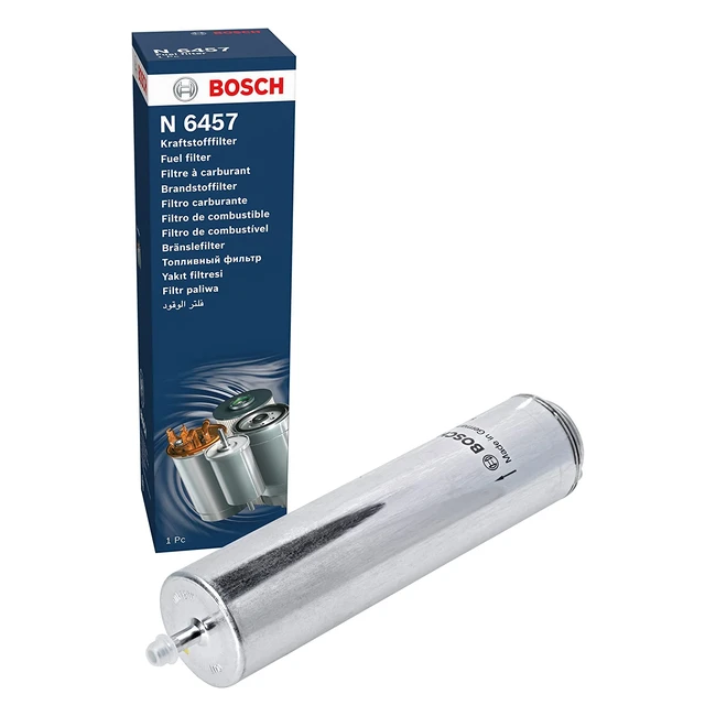 Filtro Bosch N6457 para vehculos - Resistente al calor presin y lquidos a