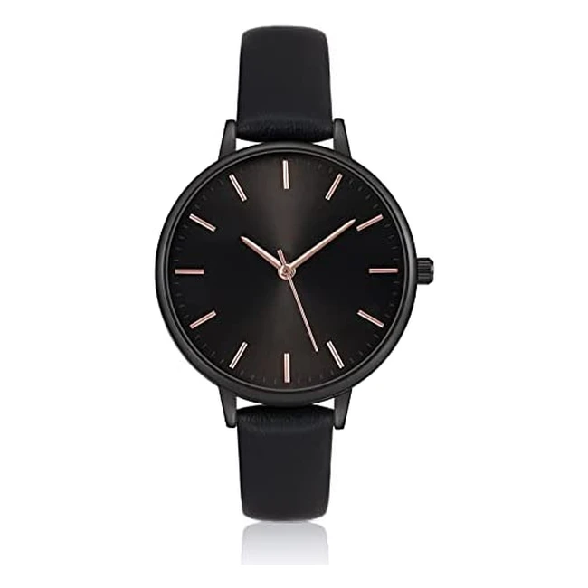 Montre Femme Kimomt Bracelet Cuir Quartz Luxe Étanche Mode Créative