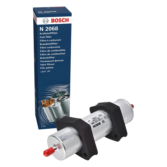 Filtro disel Bosch N2068 para vehculos - Alta eficacia y resistencia