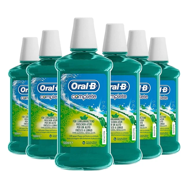 Colluttorio Oral-B Complete Antibatterico Menta 6x500ml