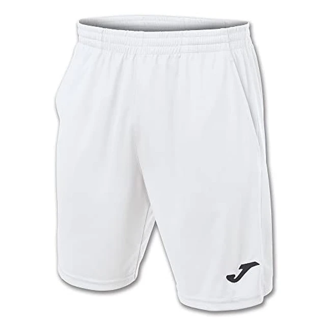 Bermuda Deporte Joma Drive Hombre Blanco XL - Amplios Bolsillos y Cierre Cordón