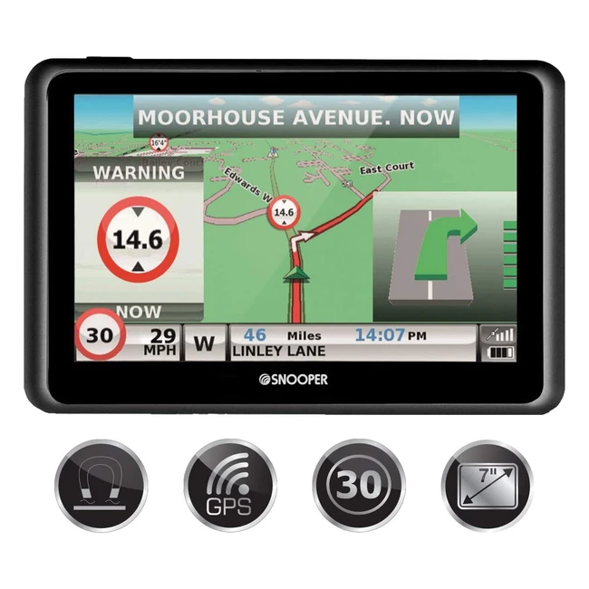 Snooper Truckmate S6900 GPS for Trucks Lorries and HGVs with 7 Screen  Mult