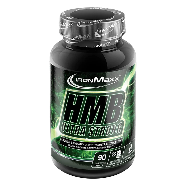 IronMaxx HMB Ultra Strong - 90 Tabletten, Muskelaufbau und Regeneration