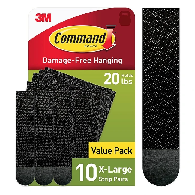 Command XL Picture Hanging Strips - Holds up to 9kg - Damage-Free Hanging
