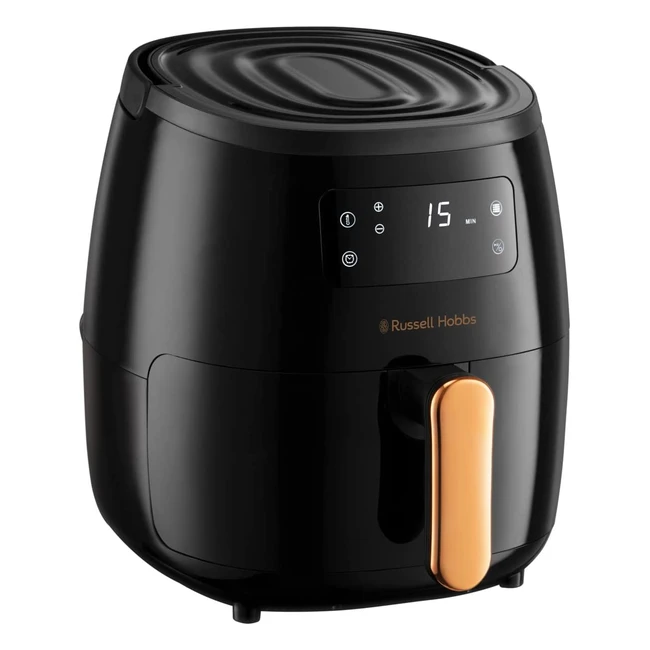 Russell Hobbs 26510 Satisfry Large Digital Air Fryer - Energy Saving Airfryer with 7 Functions - 5L Capacity - Black