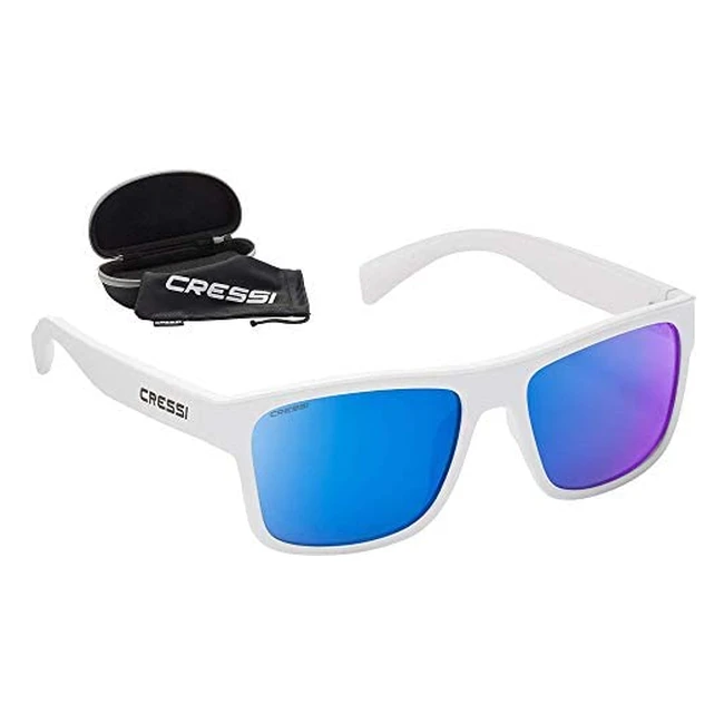 Cressi Spyke Sonnenbrille - Unisex Sportbrille mit Polarisationsfilter und 100% UV-Schutz
