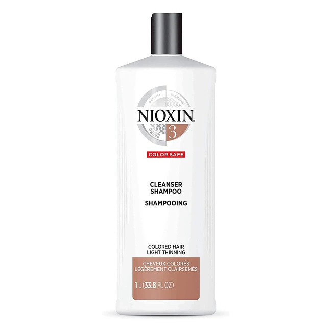 Nioxin Shampoo Sistema 3 per Capelli Colorati Assottigliati 1000ml