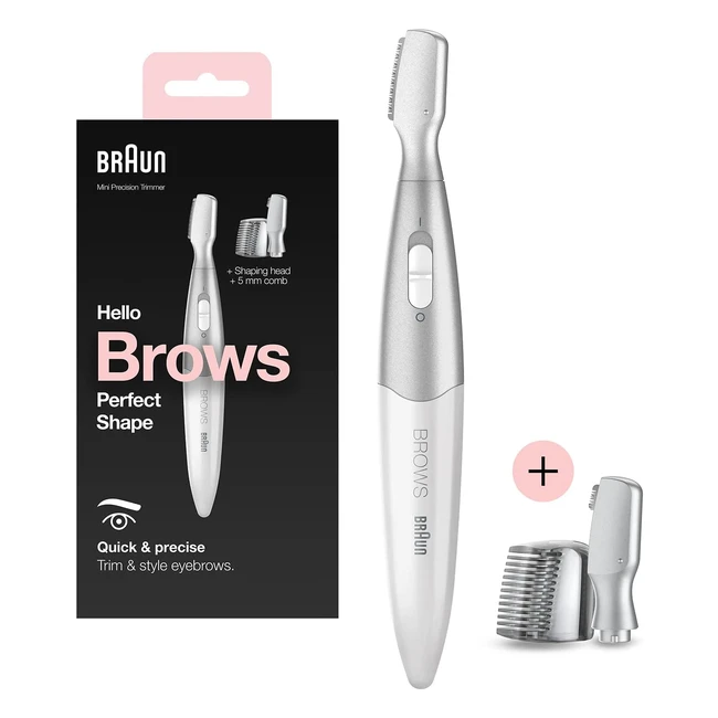 Recortadora de Cejas Braun FG1106 - Precisin y Portabilidad