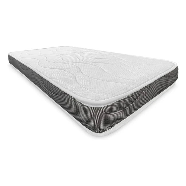 Colchón viscoelástico Somnia Descanso para cuna 60x120 reversible, antiácaros, antibacterias e hipoalergénico