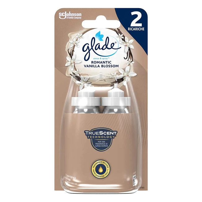 Deodorante per ambienti Glade Sense Spray Romantic Vanilla Blossom - Confezione 