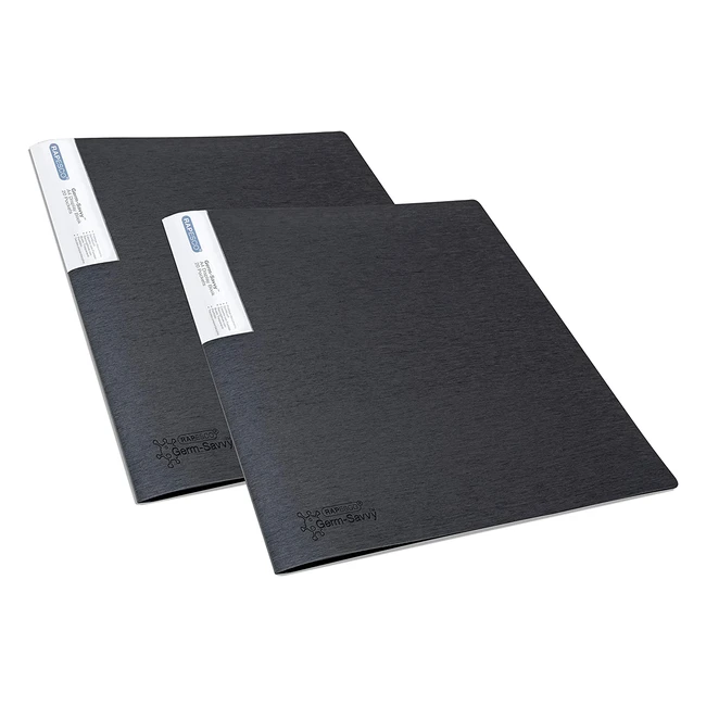 Protégez vos documents avec Rapesco 1643 Germsavvy - A4, noir, 20 pochettes
