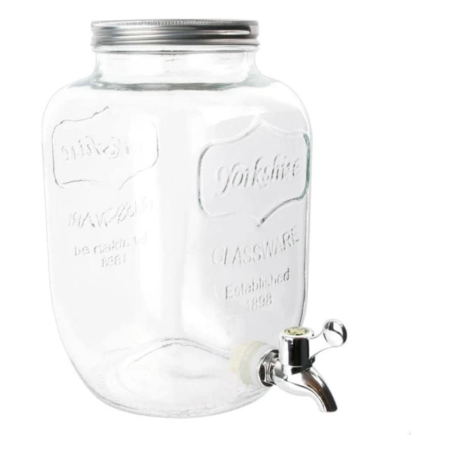 Fontana di Vetro per Bevande 4L Trasparente - Saveur DGustation CMKV7169