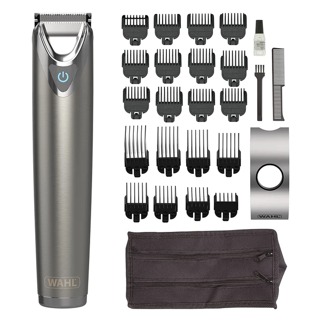 Wahl Stainless Steel Stubble Trimmer - Up to 240 Min Cordless Run Time