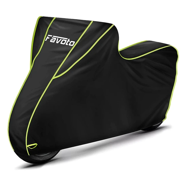 Coprimoto impermeabile Favoto 300D Oxford con cuciture termosaldate - Verde